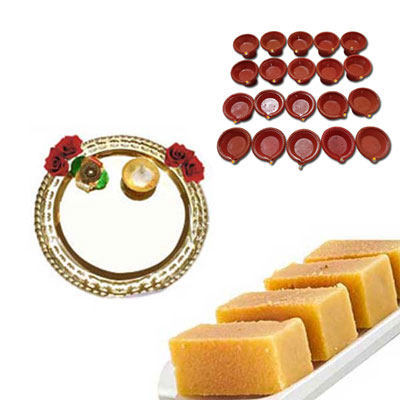 "Pooja Thali Combo - code PT02 - Click here to View more details about this Product